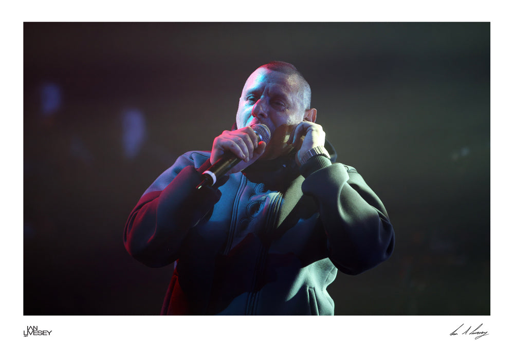 Shaun Ryder Singing on Stage 'Dysfunktional Uncle' - Limited Edition Print