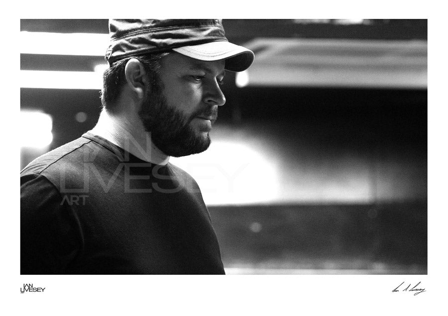 Portrait of Brandon Barnes Drummer for Rise Against- Exclusive Limited Edition