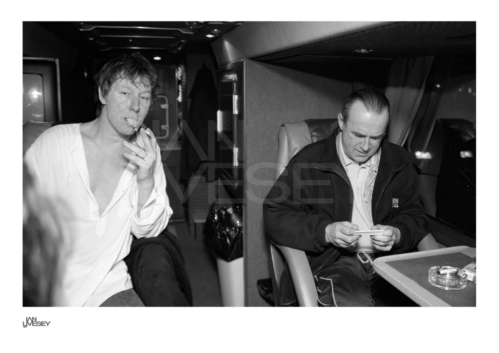 John 'Rhino' Edwards and Francis Rossi Tour Bus- Limited Edition Prints