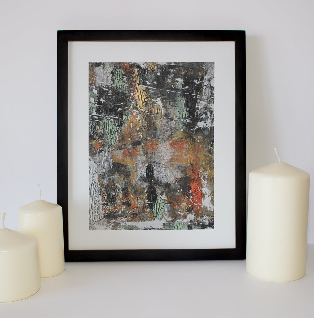 Untitled Oil and Acrylic 4 - Limited Edition Prints (Unframed)