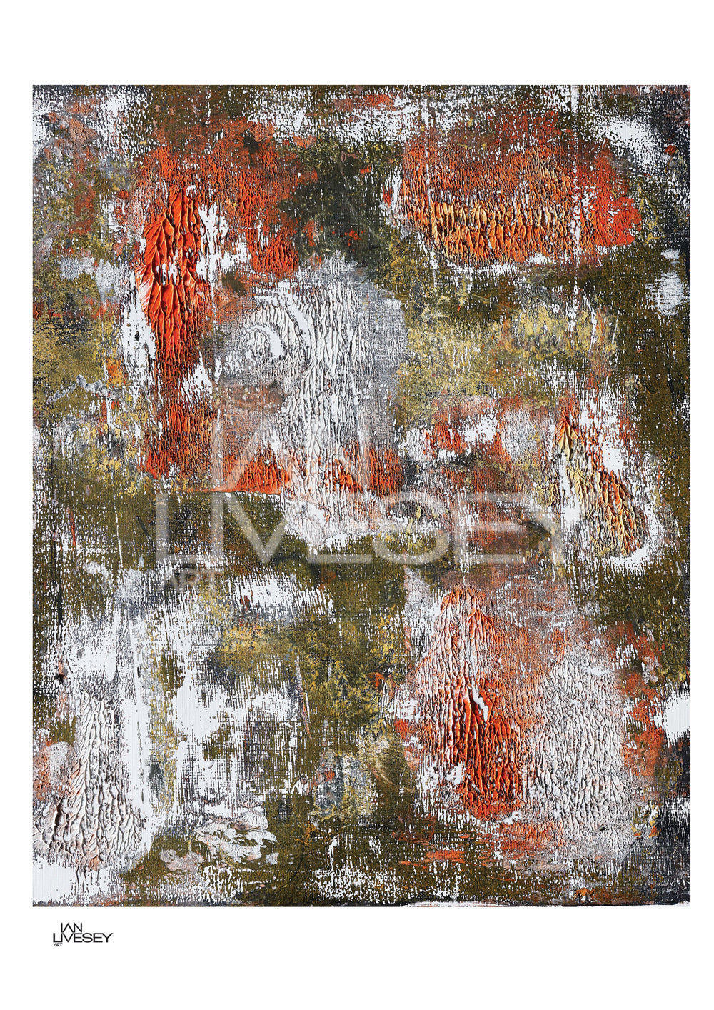 Untitled Oil and Acrylic #9 - Limited Edition Prints (Unframed)